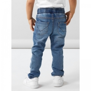 dark blue denim
