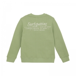 Sweater textprint tendril