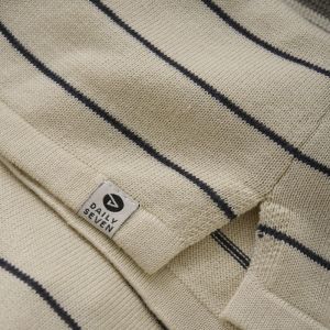 knitted polo sandshell 