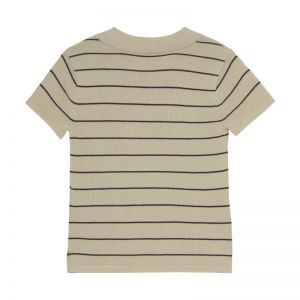 knitted polo sandshell 