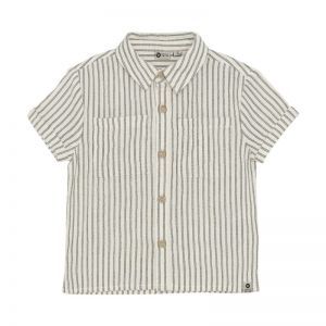shirt small stripe sandshell