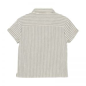 shirt small stripe sandshell