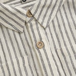 shirt small stripe sandshell 