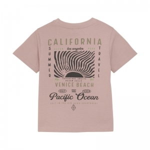 t-shirt print pale mauve