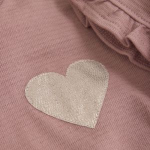 t-shirt heart ash rose