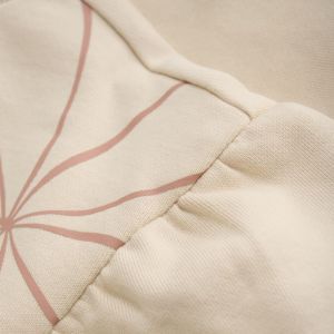 oversized sweater flower sandshell