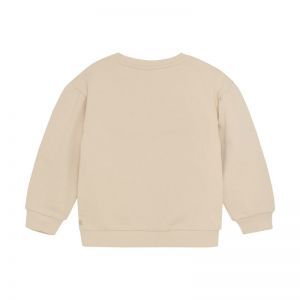 oversized sweater flower sandshell