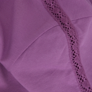 t-shirt fancy lace cherry purple