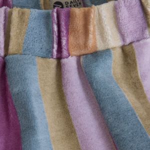 shorts terry stripe cherry purple