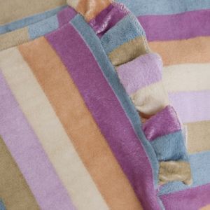 t-shirt terry stripe cherry purple