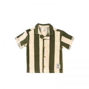 Loose shirt salted stories bronze green