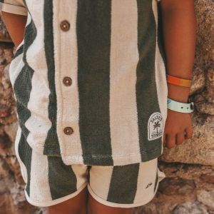 Loose shirt salted stories bronze green