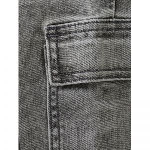 used grey denim
