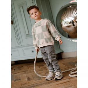 used grey denim