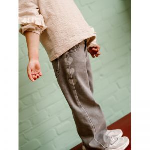  used grey denim