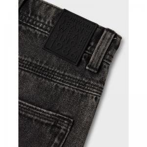 dark grey denim