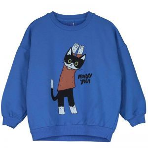 yogi cat ink blue
