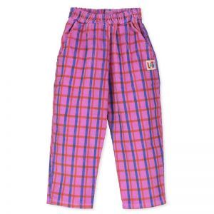checks fucsia