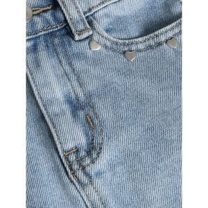 Denim skirt light blue deni