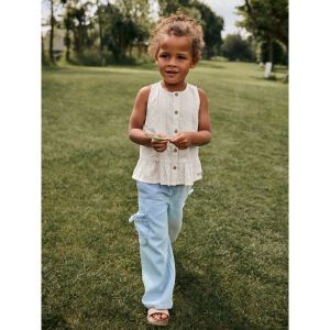 light weight denim pants light denim blu