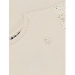 T-shirt broderie sandshell 