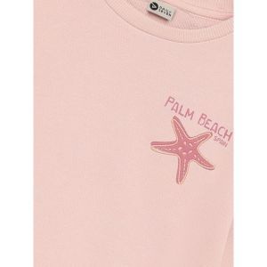 Sweater backprint silver pink
