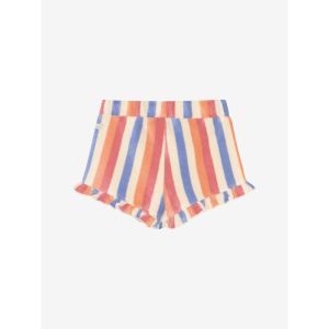 Terry shorts striped heather rose