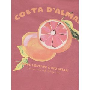 T-shirt backprin heather rose