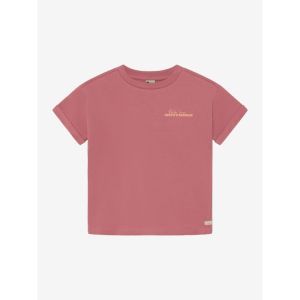 T-shirt backprin heather rose