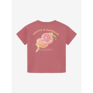 T-shirt backprin heather rose