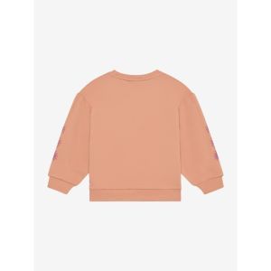 sweater embroidery sleeve dusty coral