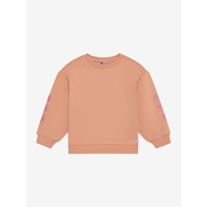 sweater embroidery sleeve dusty coral