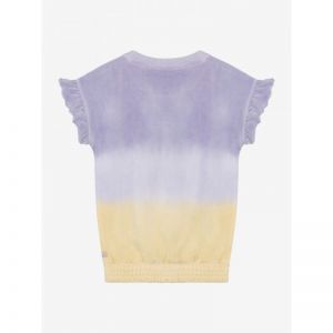 T-shirt dip dye icelandic blue