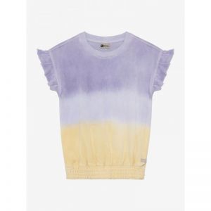 T-shirt dip dye icelandic blue