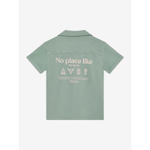 t-shirt fancy polo green milieu