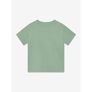 t-shirt basic badge green milieu