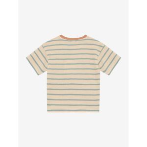 oversized t-shirt stripe sandshell