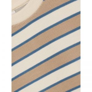 Oversized sweater big stripe sandshell 