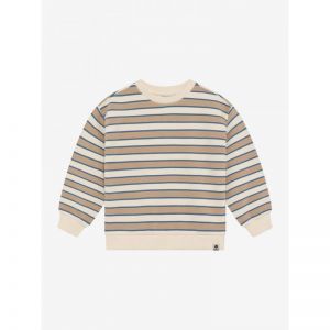Oversized sweater big stripe sandshell 