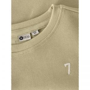 oversized sweater tape pale olive gree