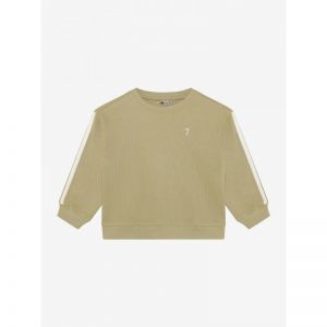 oversized sweater tape pale olive gree