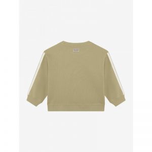 oversized sweater tape pale olive gree