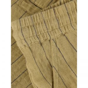 shorts small stripe pale olive gree