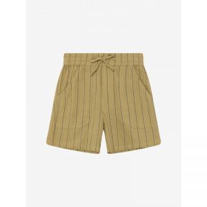 shorts small stripe pale olive gree
