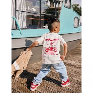 oversized t-shirt backprint egret