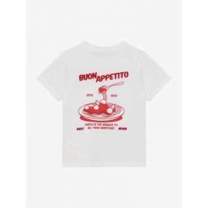 oversized t-shirt backprint egret