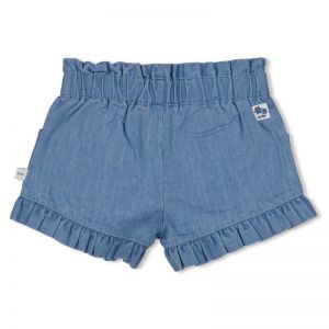short ruches-summer denims l.blauw denim
