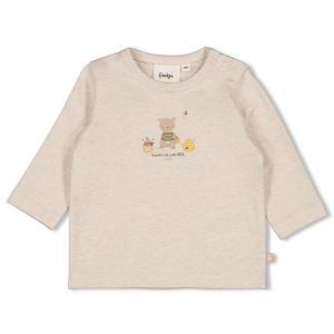 longsleeve-honey bear offwhite melang