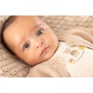 longsleeve-honey bear offwhite melang