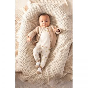 longsleeve-honey bear offwhite melang